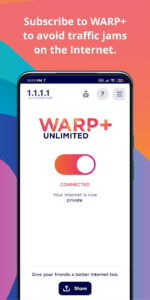 1.1.1.1 + WARP: Safer Internet 1